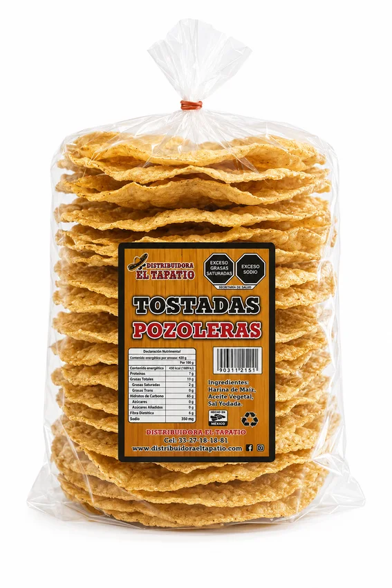 Tostada pozolera